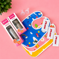M-HOK Feeding Bottle (150ml+250ml) + Baby Bibs (3pcs) + Free Silicone Nipples(2pcs) | Daily Feeding Routine Pack