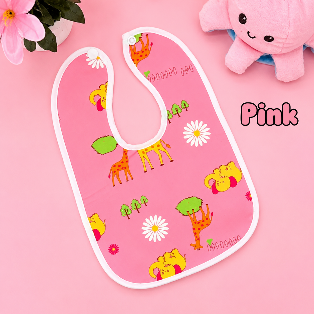 MHOK Baby Bibs | Pack of 3 | Waterproof Back